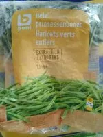 Mängden socker i Haricots verts entiers