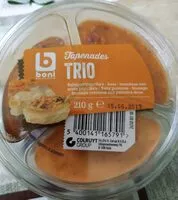 Mängden socker i Tapenades Trio