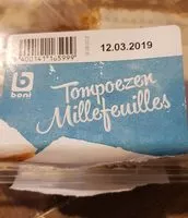 Mängden socker i Millefeuilles