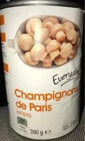 Mängden socker i Champignons de paris