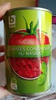 Mängden socker i Tomates concassées au basilic
