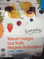 Mängden socker i Yaourt maigre aux fruits