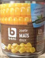 Mängden socker i Mais doux