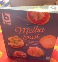 Mängden socker i Melba toast