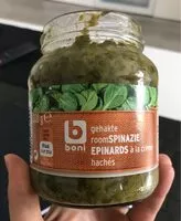 Mängden socker i Epinards hachés à la crème