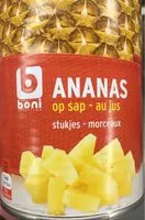 Mängden socker i Ananas au jus