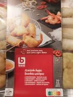 Mängden socker i Bouchées asiatiques