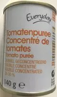 Mängden socker i Concentré de tomates Everyday