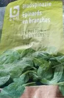 Mängden socker i Épinards en branches