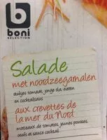 Mängden socker i SALADE aux crevettes de la mer du Nord