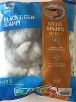 Mängden socker i Black tiger scampi
