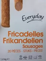 Mängden socker i Fricadelles