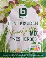 Mängden socker i Vinaigrette MIX Fines Herbes