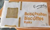 Mängden socker i Biscottes
