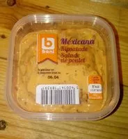 Mängden socker i Mexicana salade de poulet