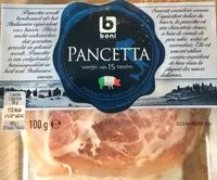 Mängden socker i Pancetta