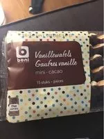 Mängden socker i Gaufres Vanilles Mini-cacao