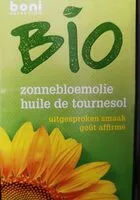 Mängden socker i Zonnebloemolie - Huile de tournesol bio