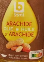 Mängden socker i Huile d'arachide