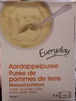 Mängden socker i Purée de pommes de terre
