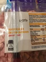 Mängden socker i Dés de jambon