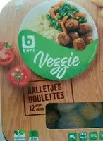 Mängden socker i Veggie boulettes