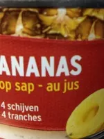 Mängden socker i Boni: Ananas au jus
