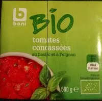 Mängden socker i Tomates concassées au basilic et à l'oignon