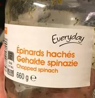 Mängden socker i Epinard hachés