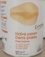 Mängden socker i Demi-poire au sirop leger