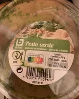 Mängden socker i Pesto Verde spinazie basilicum