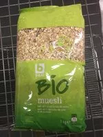 Mängden socker i Muesli Bio 30% de fruits, noix et graines