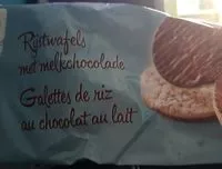 Mängden socker i Galettes de riz au chocolat au lait