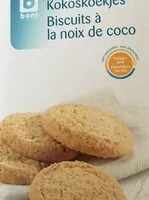 Mängden socker i Biscuits à la noix de coco