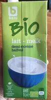 Mängden socker i Bio lait demi-écrémé
