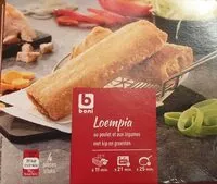 Mängden socker i Loempia au poulet et aux légumes