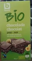 Mängden socker i Bio chocolat Noir aux éclats de noisettes