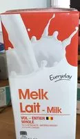 Mängden socker i Lait entier
