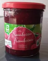 Mängden socker i Confiture de framboises