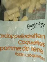 Mängden socker i Croquettes de pommes de terre