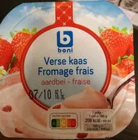 Mängden socker i Fromage frais à la fraise BONI
