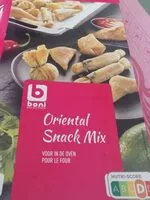 Mängden socker i Oriental snack mix