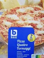 Mängden socker i Pizza Quattro Formaggi