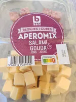 Mängden socker i Aperomix salami gouda jong jeune
