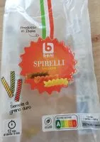 Mängden socker i Spirelli tricolore