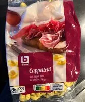 Mängden socker i Cappelletti au jambon