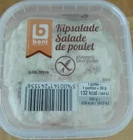 Mängden socker i Salade de poulet