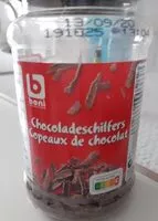 Mängden socker i Copeau de chocolats