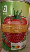 Mängden socker i Tomates concassees chili