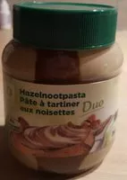 Mängden socker i Pâte à Tartiner Duo aux Noisettes